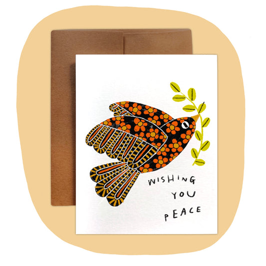 WISHING YOU PEACE Card