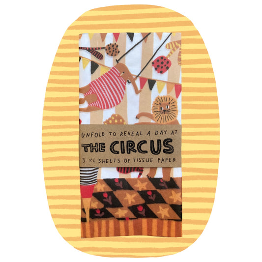 A DAY AT THE CIRCUS Tissue Paper 3-Pack