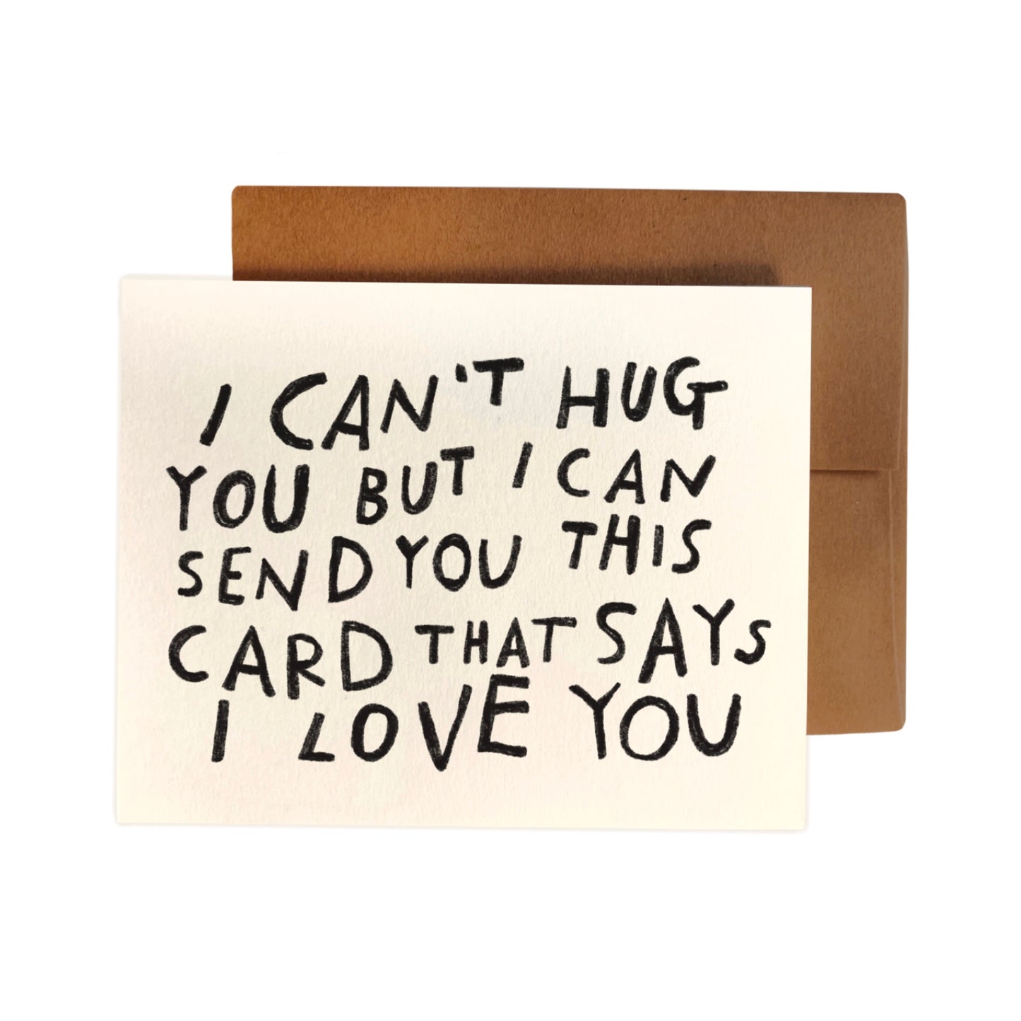 CAN'T HUG YOU CARD