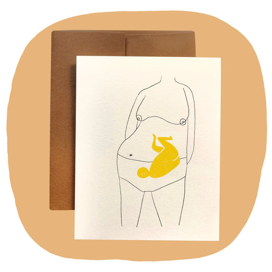 PREGNANT BELLY Card