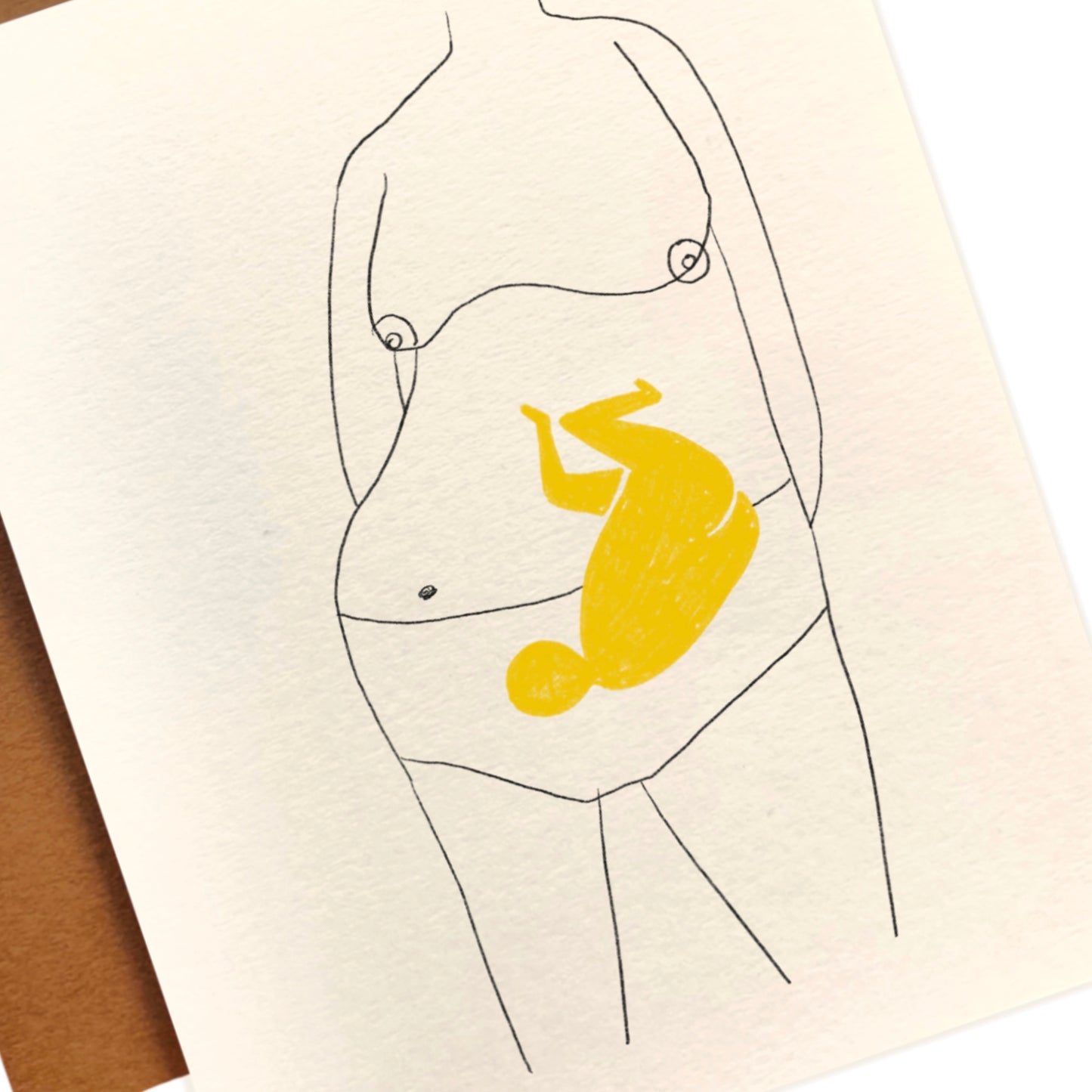 PREGNANT BELLY Card
