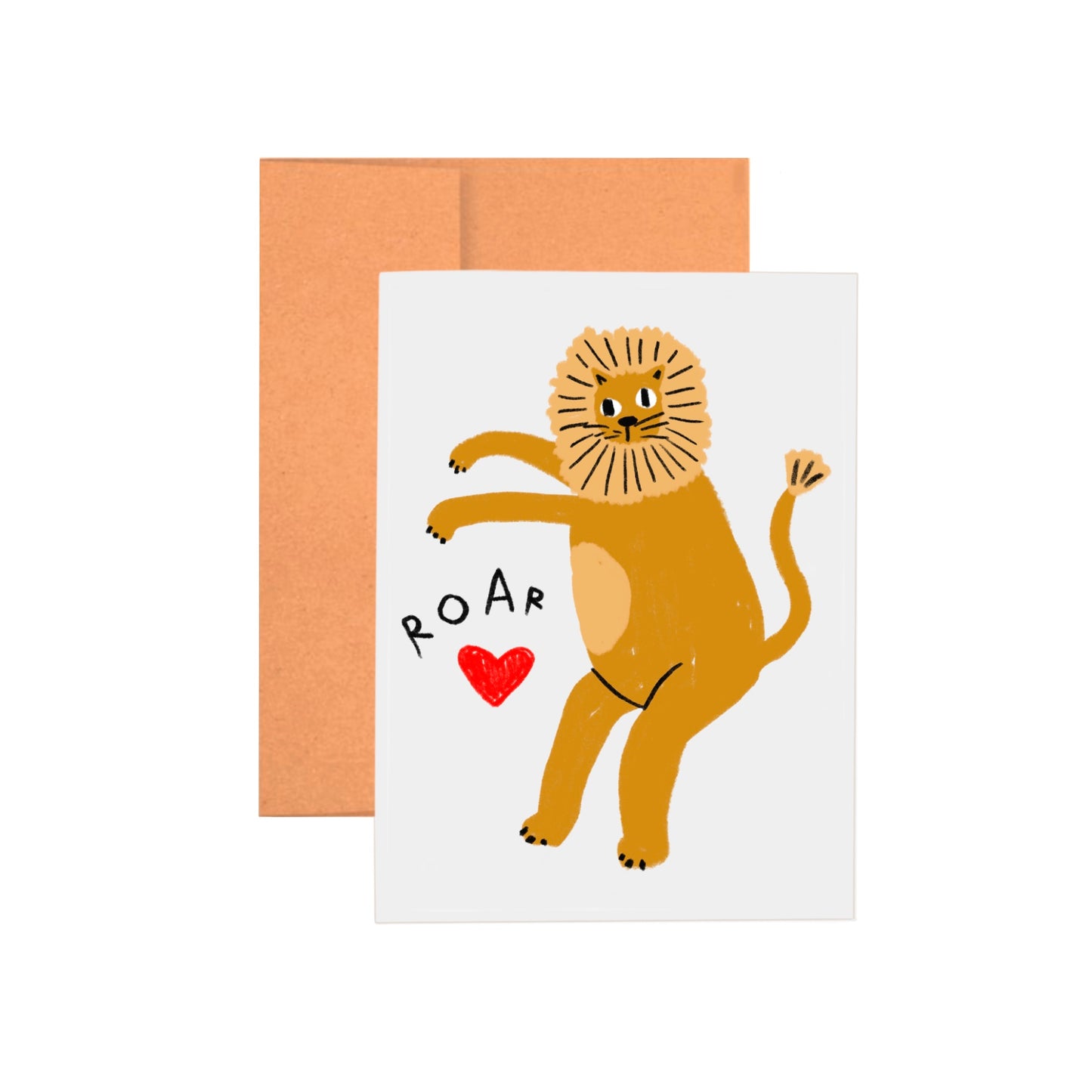 LION'S ROAR Greeting Card