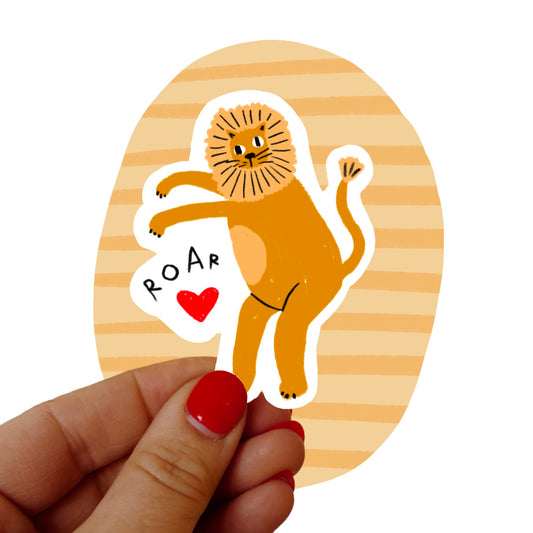 LION'S ROAR Sticker
