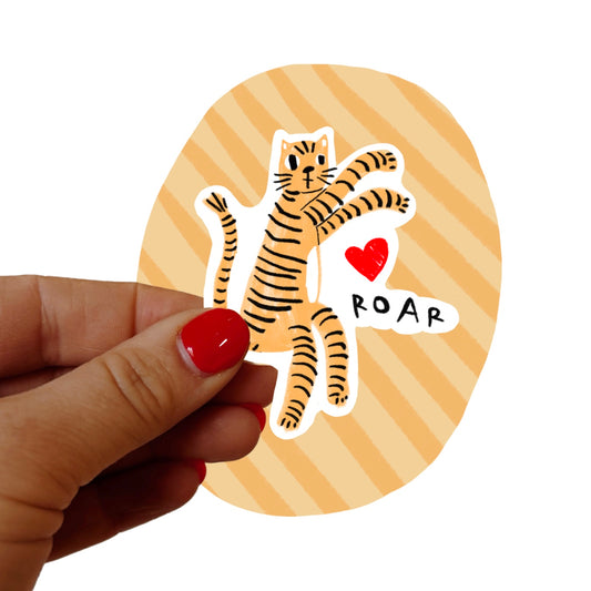 TIGER'S ROAR Sticker