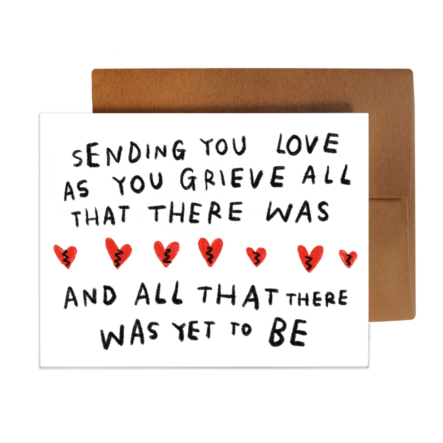 SENDING YOU LOVE AS YOU GRIEVE ALL THAT THERE WAS card ~ Amy Lin X Rani Ban