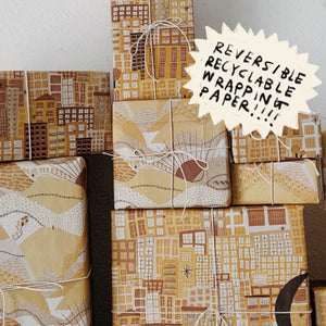 Reversible Eco Friendly Wrapping Paper